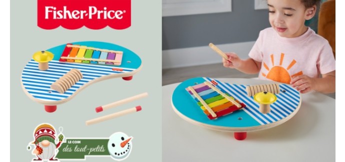 Femme Actuelle: 4 tables musicales Fisher-Price Wood à gagner