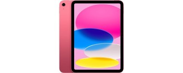 Amazon: Apple iPad 10,9 Pouces (Wi-FI, 64 Go) - Rose (10e génération) à 359€