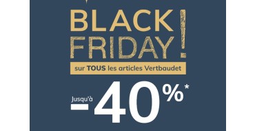 Vertbaudet: [Black Friday] Jusqu'à -40% sur une sélection d'articles