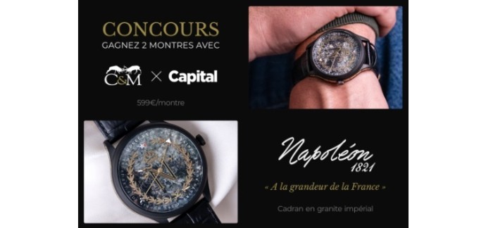 Capital: 2 montres Col&MacArthur à gagner