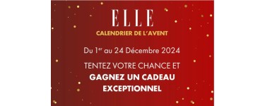 Elle: Calendrier de l'Avent : 1 cadeau à gagner chaque jour (Routines beauté, Casques, Carte cadeau, ...)