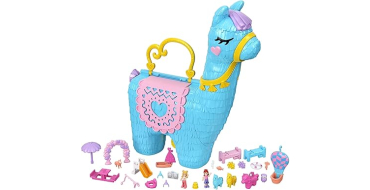 Amazon: Grand Coffret Polly Pocket Lama Surprises Soirée Pyjama - HHX74 à 14,99€