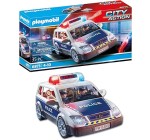 Amazon: Playmobil  Voiture de policiers gyrophare et sirène - 6873 à 23,19€