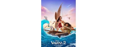 UGC: 20 lots de 2 places de cinéma pour le film "Vaiana 2" à gagner