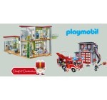 Femme Actuelle: 3 boites Playmobil "Hopital moderne aménagé", 8 boites Playmobil "Poste de pompier" à gagner