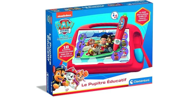 Amazon: Jeu intéractif Clementoni - Le Pupitre Educatif Pat Patrouille à 9,27€