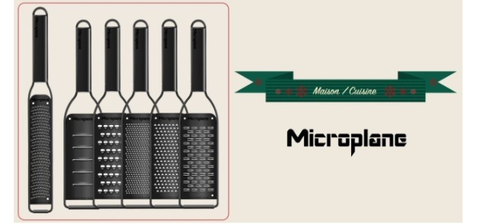 Femme Actuelle: 5 sets de 6 râpes Microplane à gagner