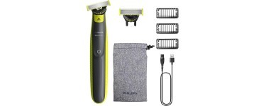 Amazon: Tondeuse et rasoir à barbe électrique Philips OneBlade 360 Authentique QP2724/31 à 32,99€