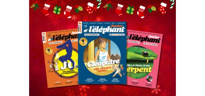 Citizenkid: 4 abonnements de 6 mois au magazine "L'éléphant junior" à gagner