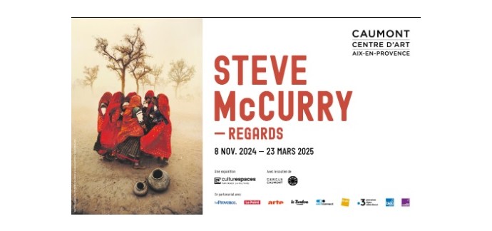 Arte: Des entrées pour l'exposition "Steve Mc Curry : Regards" à gagner