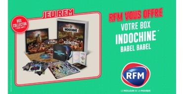 RFM: 1 box collector CD/DVD "Indochine" à gagner