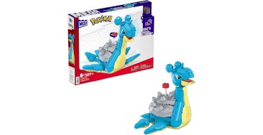 Amazon: Jeu De Briques De Construction MEGA Pokémon Figurine Action Lokhlass - 16 cm à 17,99€