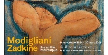 Arte: 4 lots de 2 invitations pour l’exposition "Modigliani / Zadkine" à gagner