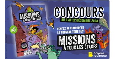 Familiscope: 5 albums BD "Missions à tous les étages - T4" à gagner