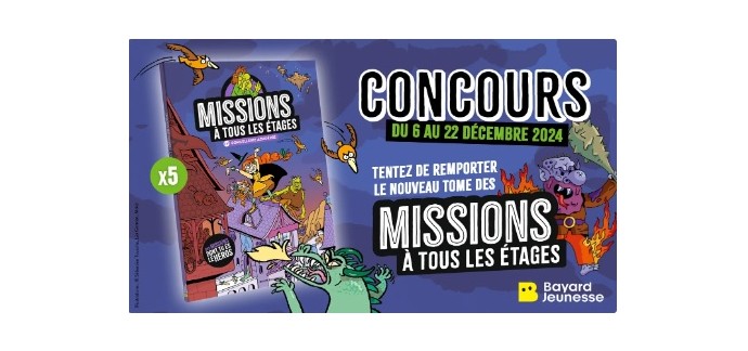 Familiscope: 5 albums BD "Missions à tous les étages - T4" à gagner