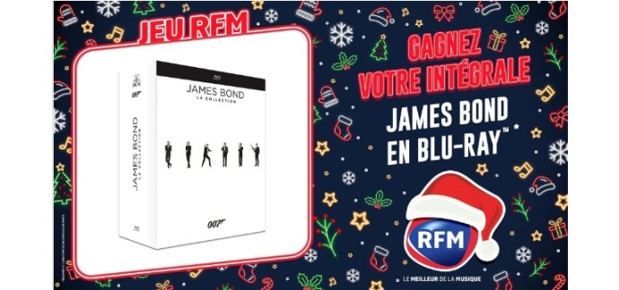 RFM: 1 intégrale Blu-Ray des films de James Bond à gagner