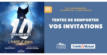 Riffx: 10 lots de 4 invitations pour le spectacle "Les 10 Commandements" à gagner