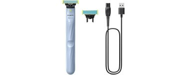 Amazon: Rasoir électrique hybride pour adolescents Philips OneBlade First Shave QP1324/30 à 29,99€