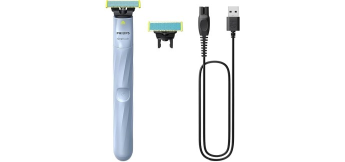 Amazon: Rasoir électrique hybride pour adolescents Philips OneBlade First Shave QP1324/30 à 29,99€