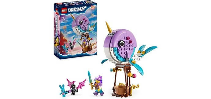 Amazon: LEGO DREAMZzz La Montgolfière Narval d'Izzie - 71472 à 7,49€