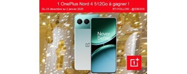 IDBOOX: 1 smartphone OnePlus Nord 4 à gagner