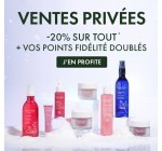 Melvita: {Ventes privées] -20% sur tout + les points de fidélités doublés