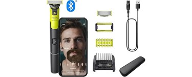 Amazon: Rasoir électrique visage + corps avec connectivité Philips OneBlade 360 QP4631/65 à 49,99€