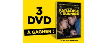 Blog Baz'art: 3 DVD du film "Paradise is burning" à gagner