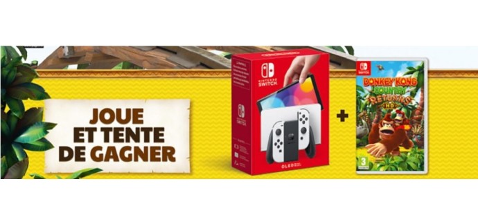 Le Journal de Mickey: 1 console Nintendo Switch, 20 jeux vidéo Switch "Donkey Kong Country Returns HD" à gagner