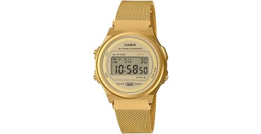 Amazon: Montre unisexe Casio Vintage A171WEMG-9AEF en acier inoxydable à 36,46€