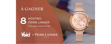 Voici: 8 montres PIERRE LANNIER à gagner