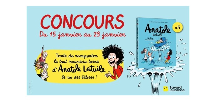Familiscope: 5 albums BD "Anatole Latuile - T18" à gagner