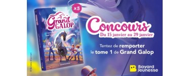 Familiscope: 5 albums BD "Grand Galop" à gagner