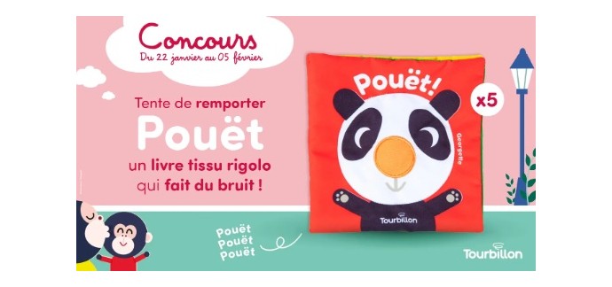 Familiscope: 5 livres "Pouët" pour les petits à gagner