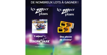 Gitem: 1 séjour au parc Europa-Park, des places pour le film "Une nuit au zoo" à gagner