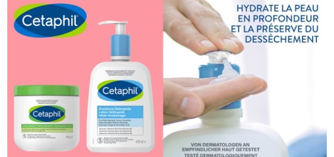 Femme Actuelle: 20 lots de 2 produits de soin Cetaphil à gagner