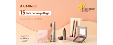 Voici: 15 lots de maquillage Fleurance Nature à gagner