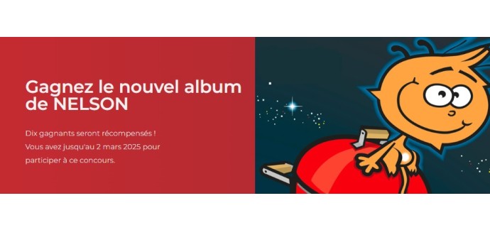 Spirou: 10 albums BD "Nelson" à gagner