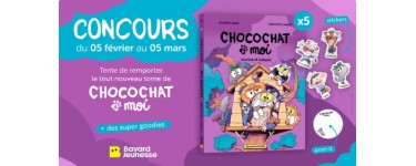 Familiscope: 5 livres jeunesse "Chocochat & moi - T3" + des goodies à gagner