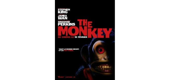 Blog Baz'art: Des places de cinéma pour le film "The monkey" à gagner