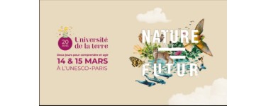 Arte: 5 lots de 2 pass pour assister aux conférences de l’Université de la terre à gagner