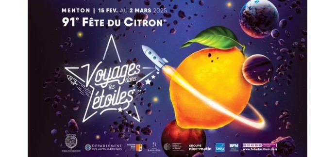 BFMTV: 5 lots de 2 invitations pour le corso nocturne de La Fête du Citron à gagner