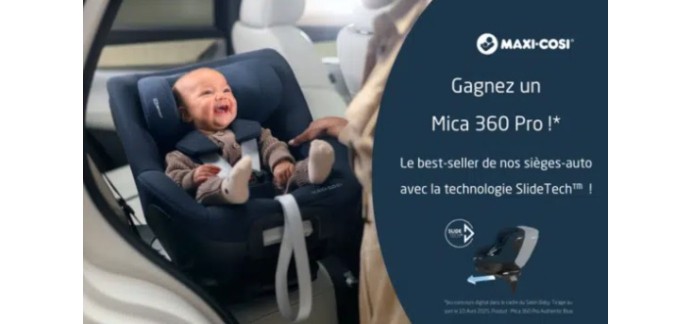 Enjoy Family: 1 siège-auto Mica 360 Pro à gagner