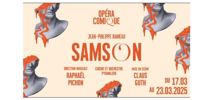 Arte: 1 lot de 2 invitations pour le spectacle "Samson" à gagner