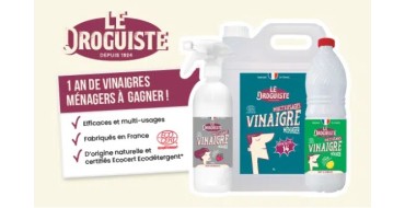 Enjoy Family: 1 lot d'un an de vinaigres ménagers Le Droguiste à gagner