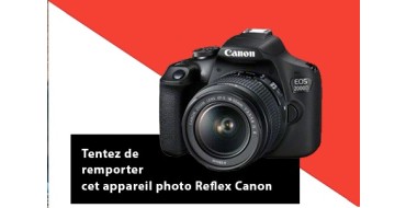 Challenges: 1 appareil photo Reflex Canon EOS 2000D Noir avec un objectif EF-S 18-55 mm à gagner