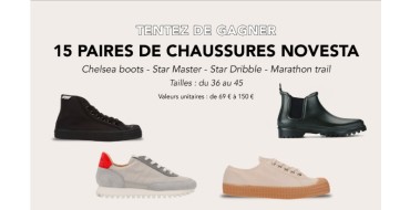 GEO: 15 paires de chaussures Novesta à gagner