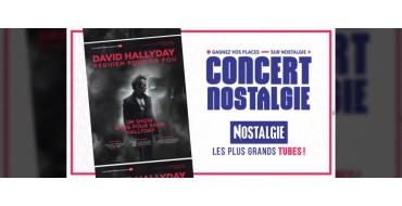 Nostalgie: 5 lots de 2 invitations pour le concert de David Hallyday à gagner