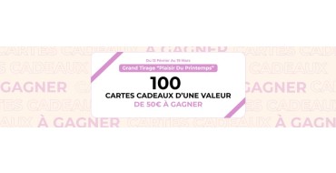 Françoise Saget: 100 cartes cadeaux à gagner