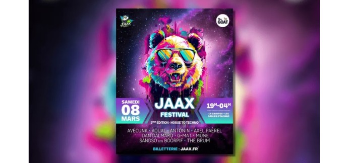 Alouette: Des invitations pour le Jaax Festival aux Sables-d'Olonne à gagner